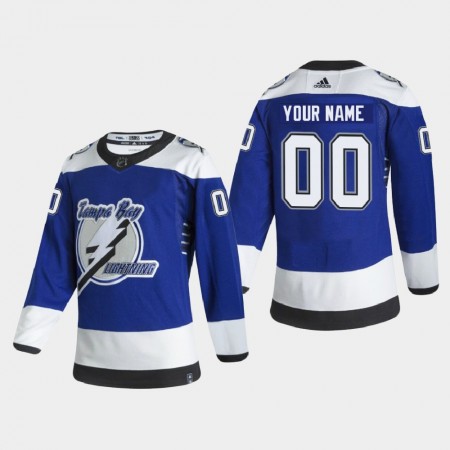 Herren Eishockey Tampa Bay Lightning Trikot Custom 2020-21 Reverse Retro Authentic